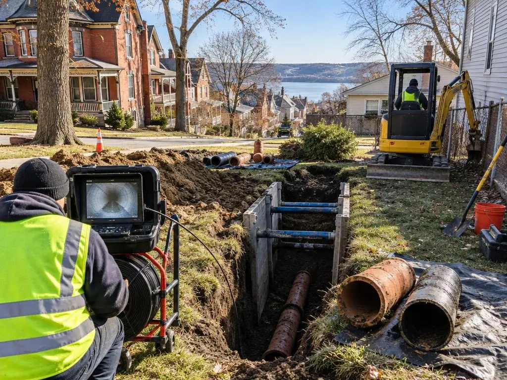 Sewer Lateral Excavation in St. Joseph, MO